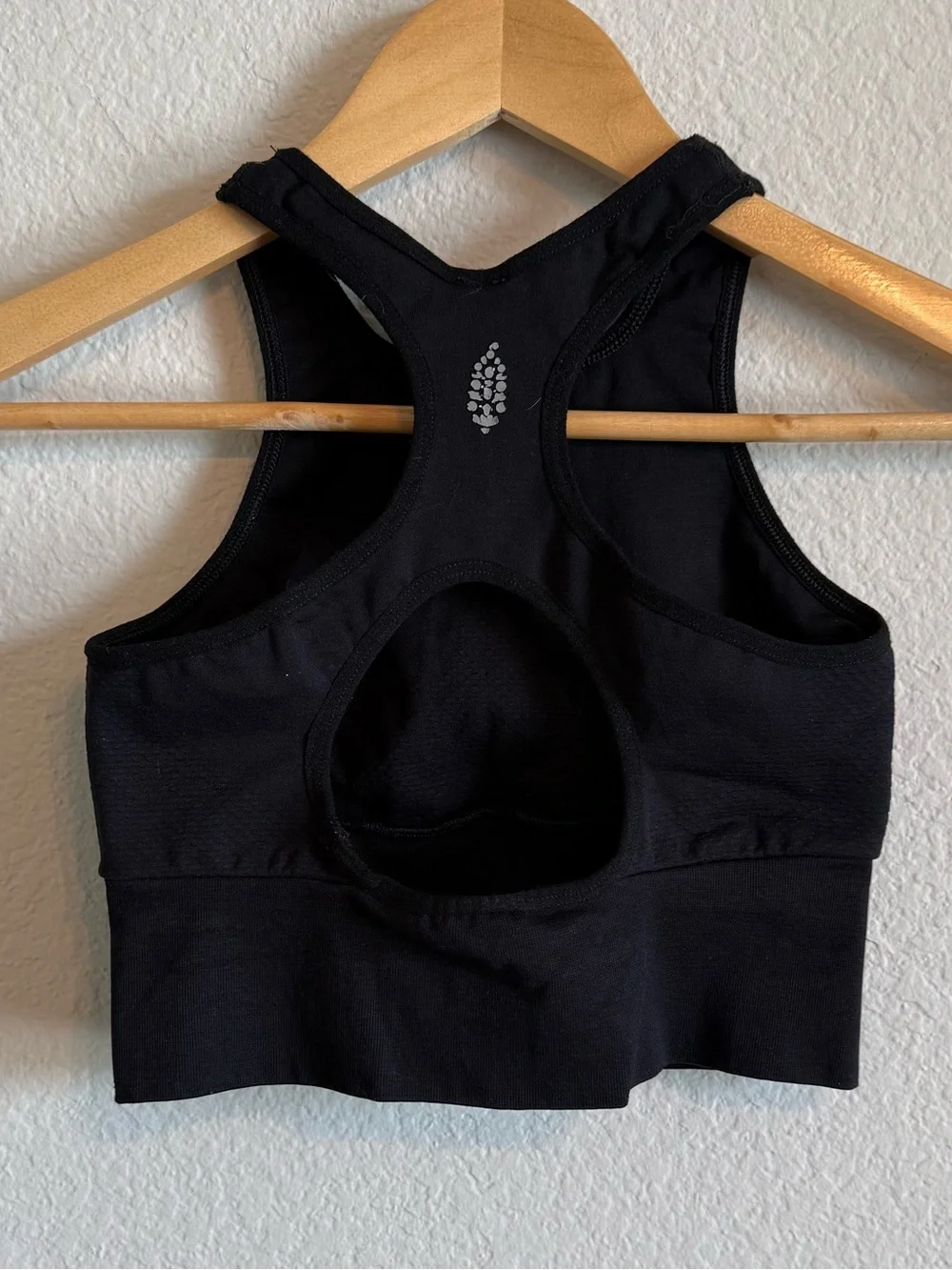 Free People FP Movement Black Every Single Time Bra Sports Bra OB1369067 Size XS